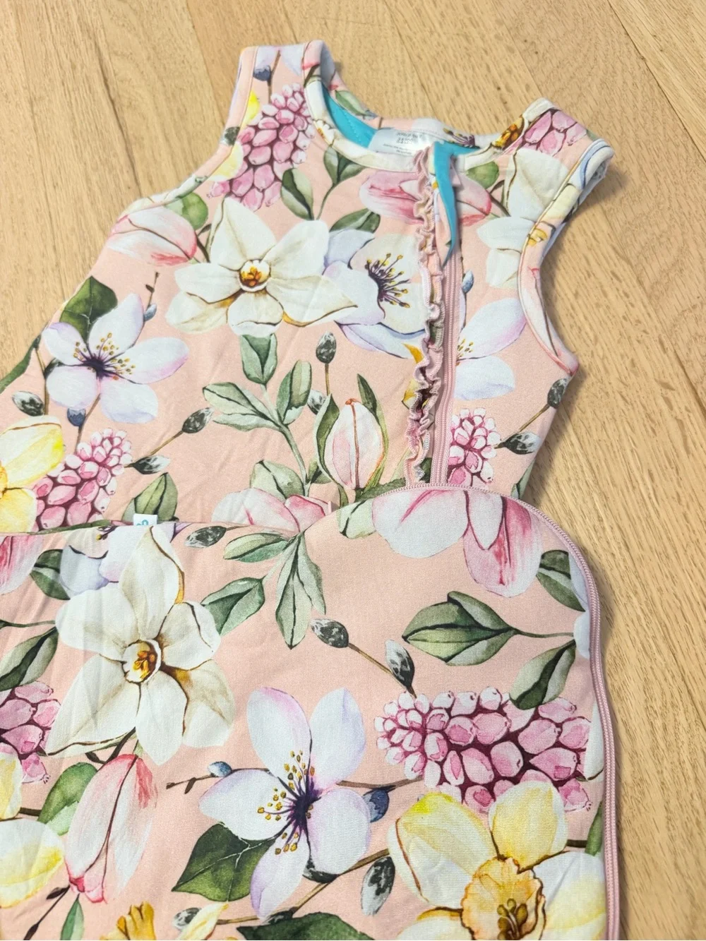 Posh Peanut Pink Floral Sleeveless Sleep Sack
